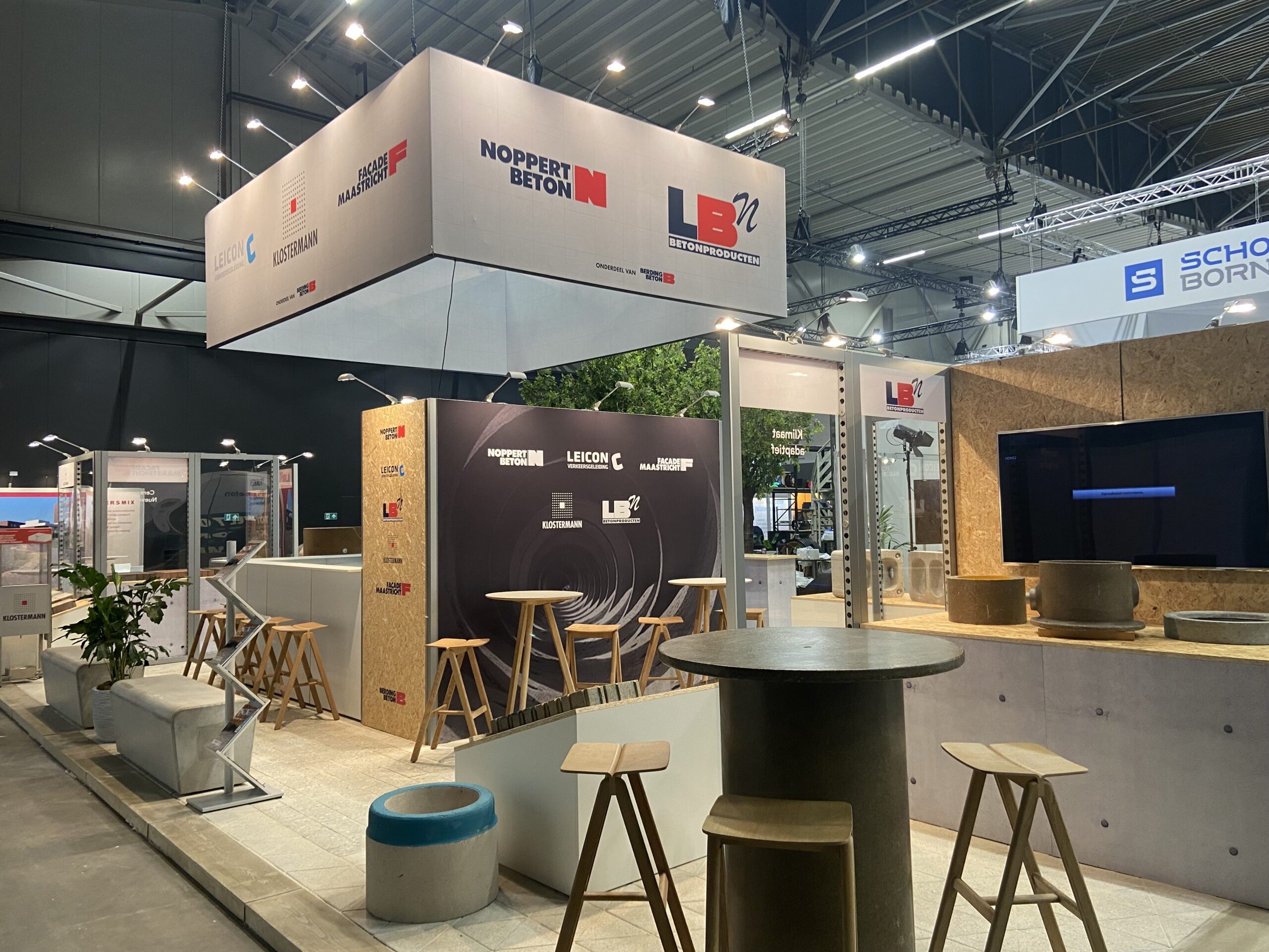 Stands op de Infra Relatiedagen Hardenberg, Infratech Utrecht en Klimaat beurs Expo Houten.