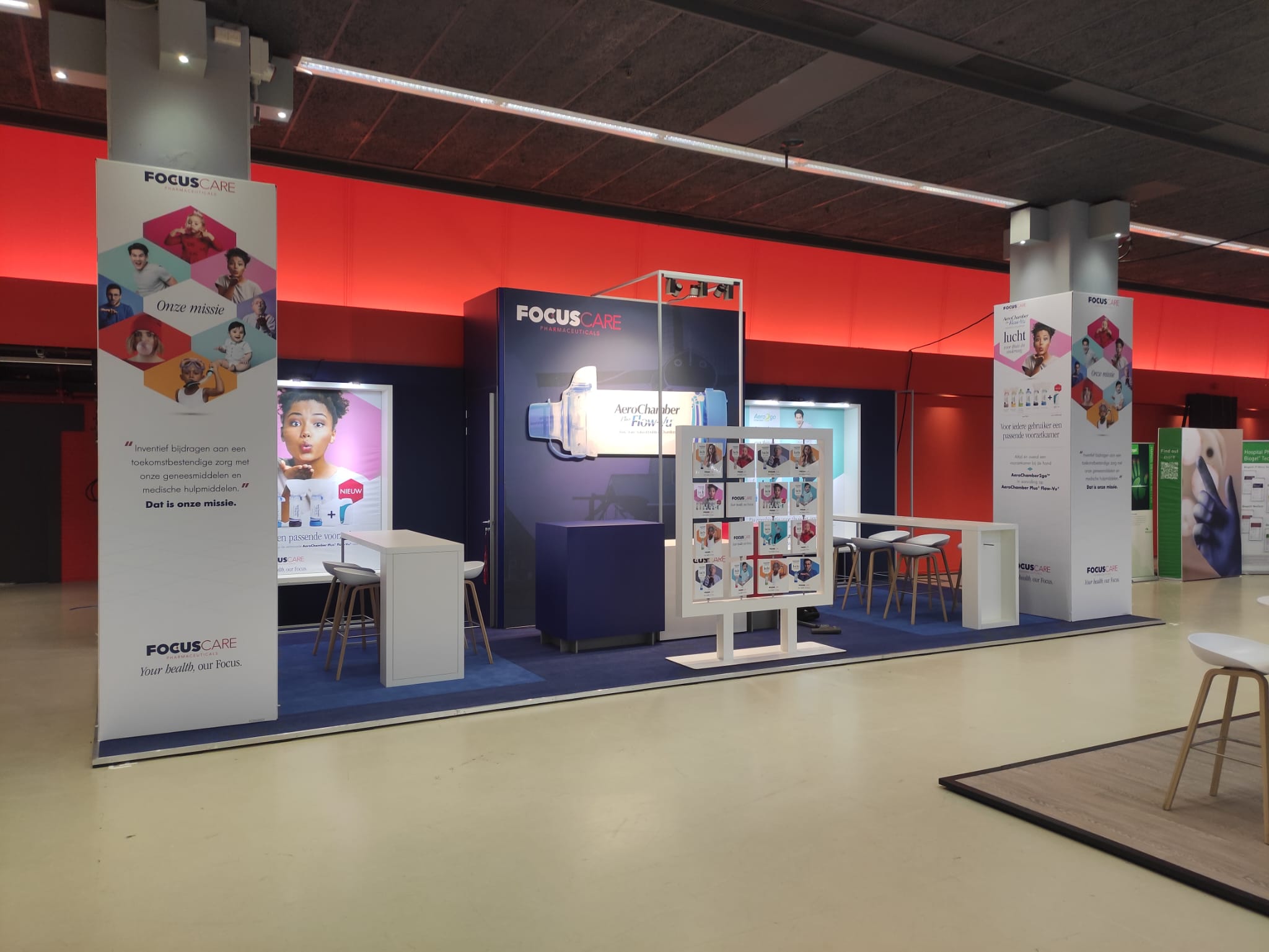 Ontwerp en realisatie stand op het KNMP voorjaarscongres Utrecht.